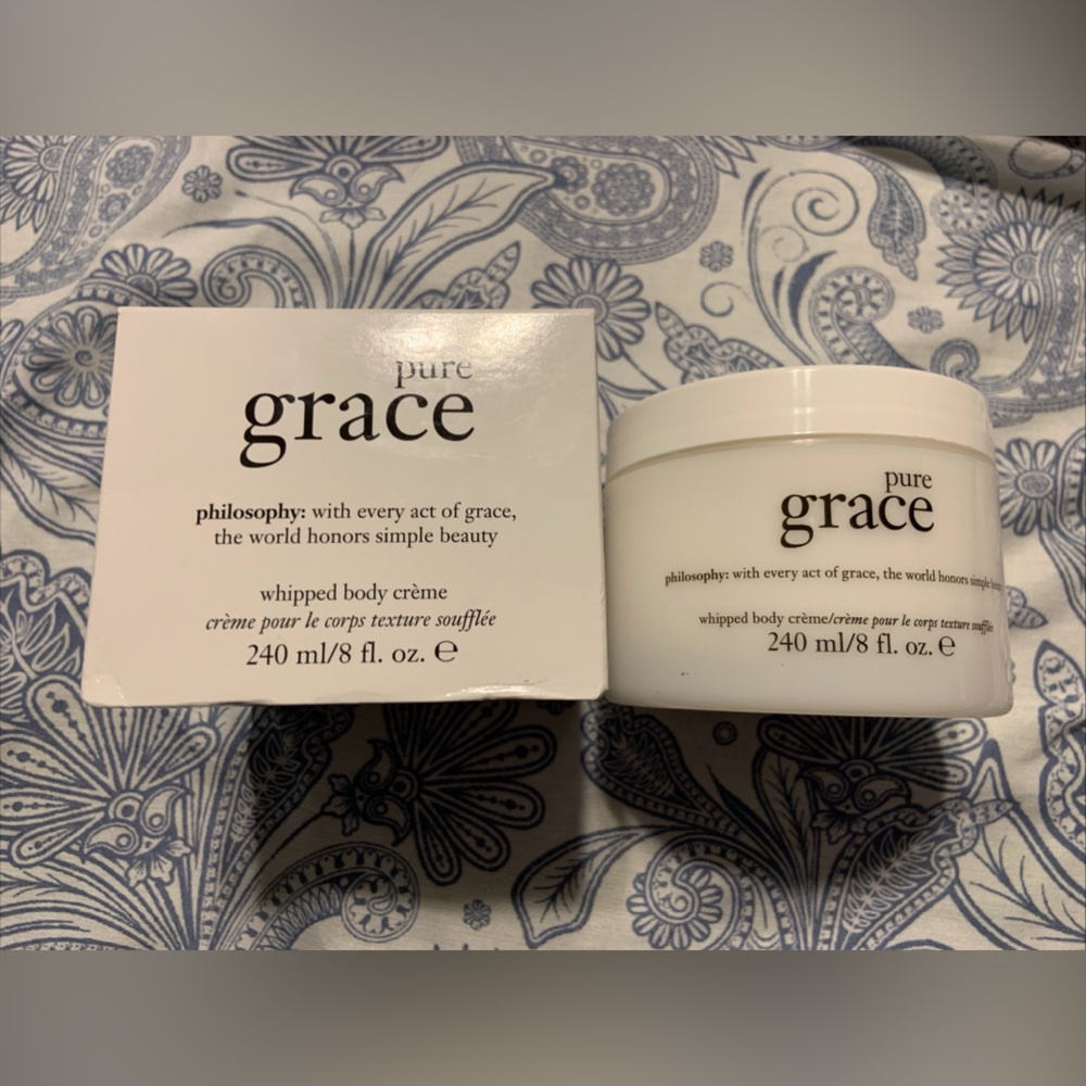 Philosophy pure grace whipped body cream lotion shea butter & natural oil 8oz